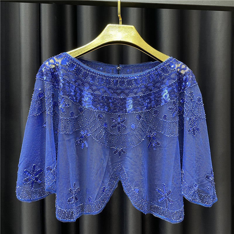 See-through Sequined Small Coat Small Waistcoat