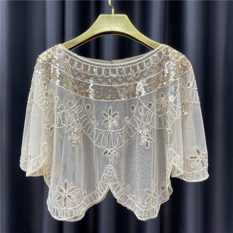 See-through Sequined Small Coat Small Waistcoat