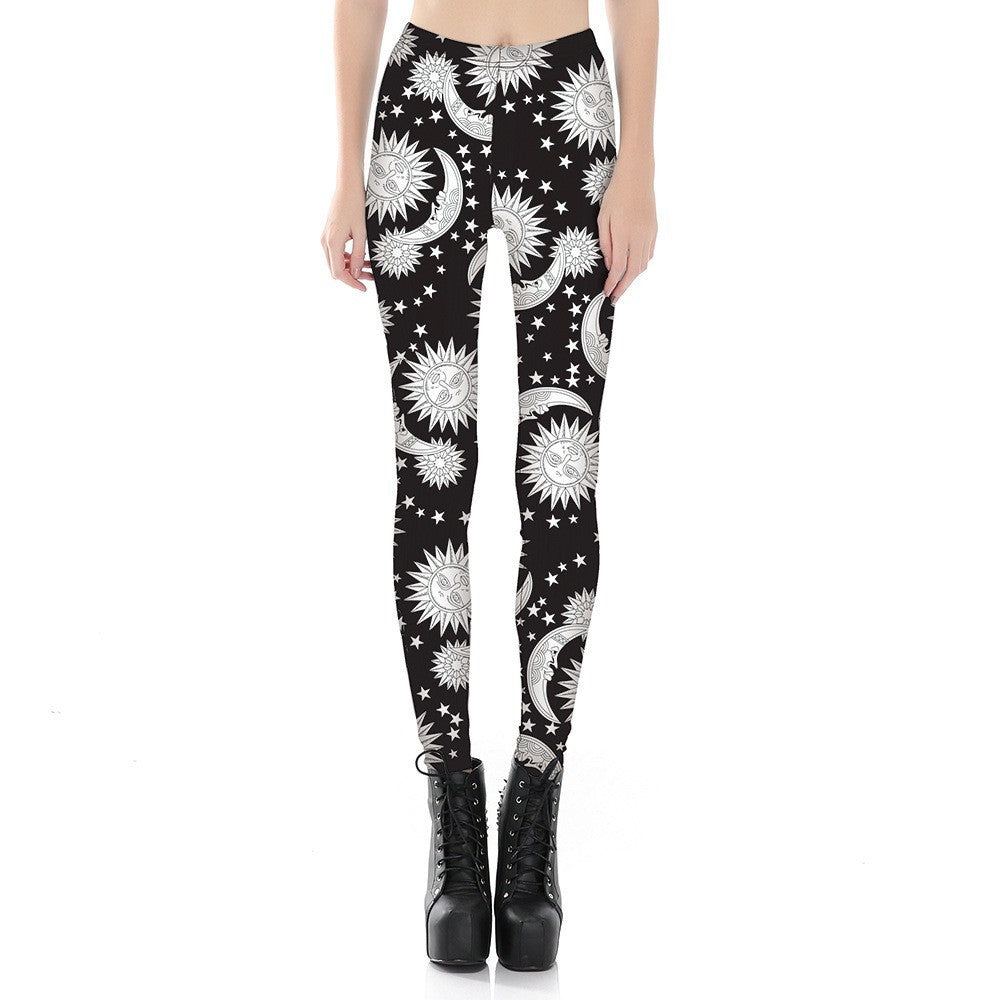 Women's Sports Workout Elastic Hip Lift Leggings