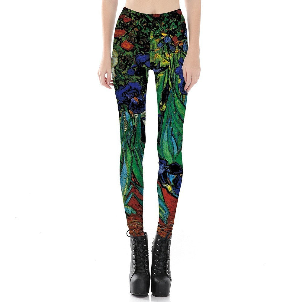 Women's Sports Workout Elastic Hip Lift Leggings