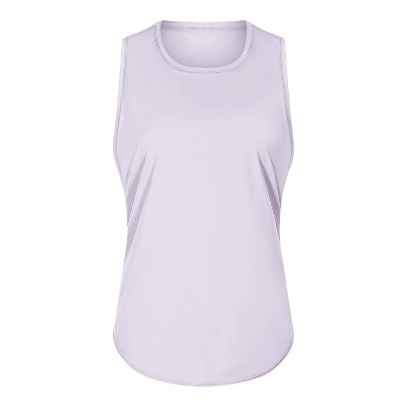 New Yoga Vest Fitness Exercise Sleeveless Blouse Quick-drying Loose Yoga Top